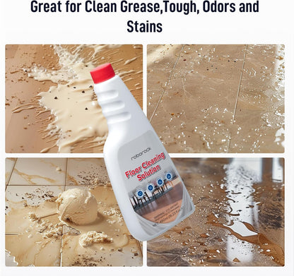 Official Floor Cleaning Solution, Floor Cleaner for Hardwood Tile Hardfloor, Compatible Robot Vacuums with Mopping and Wet Dry Vacuum, 16.2 FL OZ, Dilution Ratio 1:200
