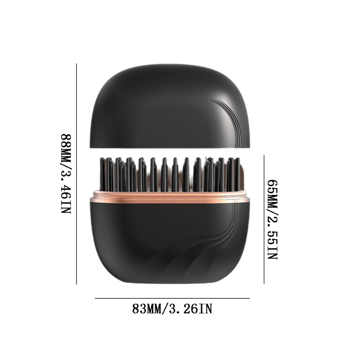 Travel Mini Wireless Hair Straightener Cordless USB Charging Compact Ceramic Low Damage Fast Heat Portable Flat Iron Comb Styler One Handed Touch U.S for Travel Daily Styling