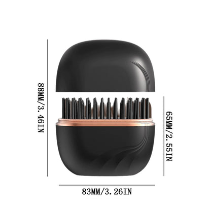 Travel Mini Wireless Hair Straightener Cordless USB Charging Compact Ceramic Low Damage Fast Heat Portable Flat Iron Comb Styler One Handed Touch U.S for Travel Daily Styling