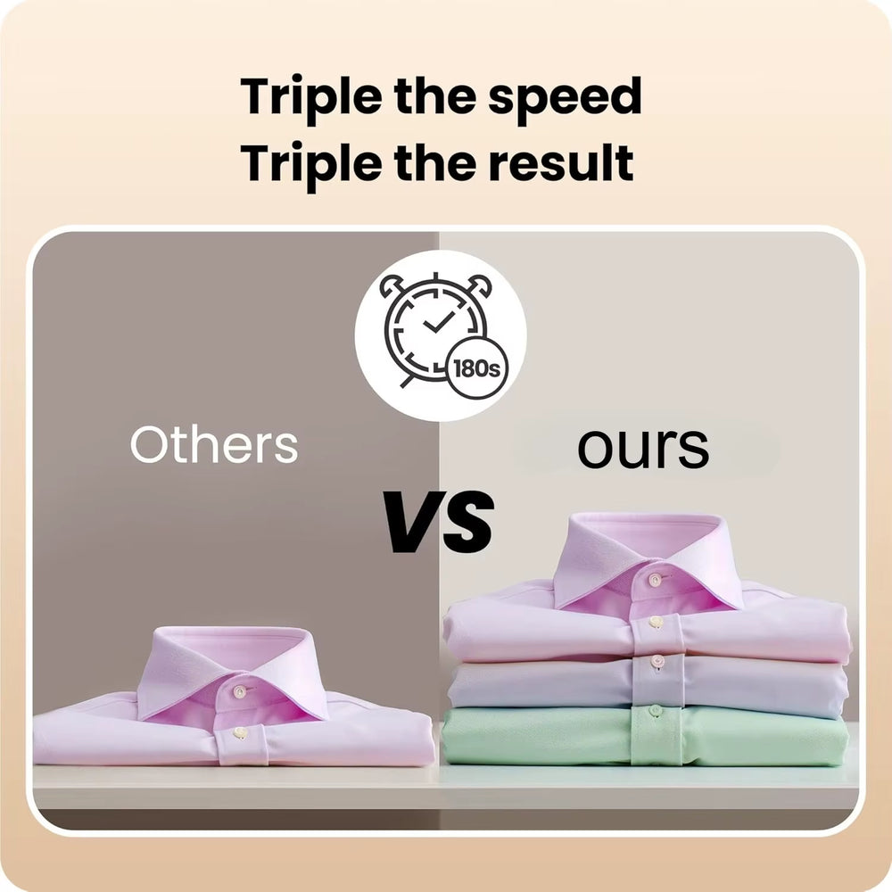 Vacuum Steamer, Handheld Travel Garment Steamer for Clothes, 2300Pa Suction for Clothes Grips, Steamer Iron 2 in 1